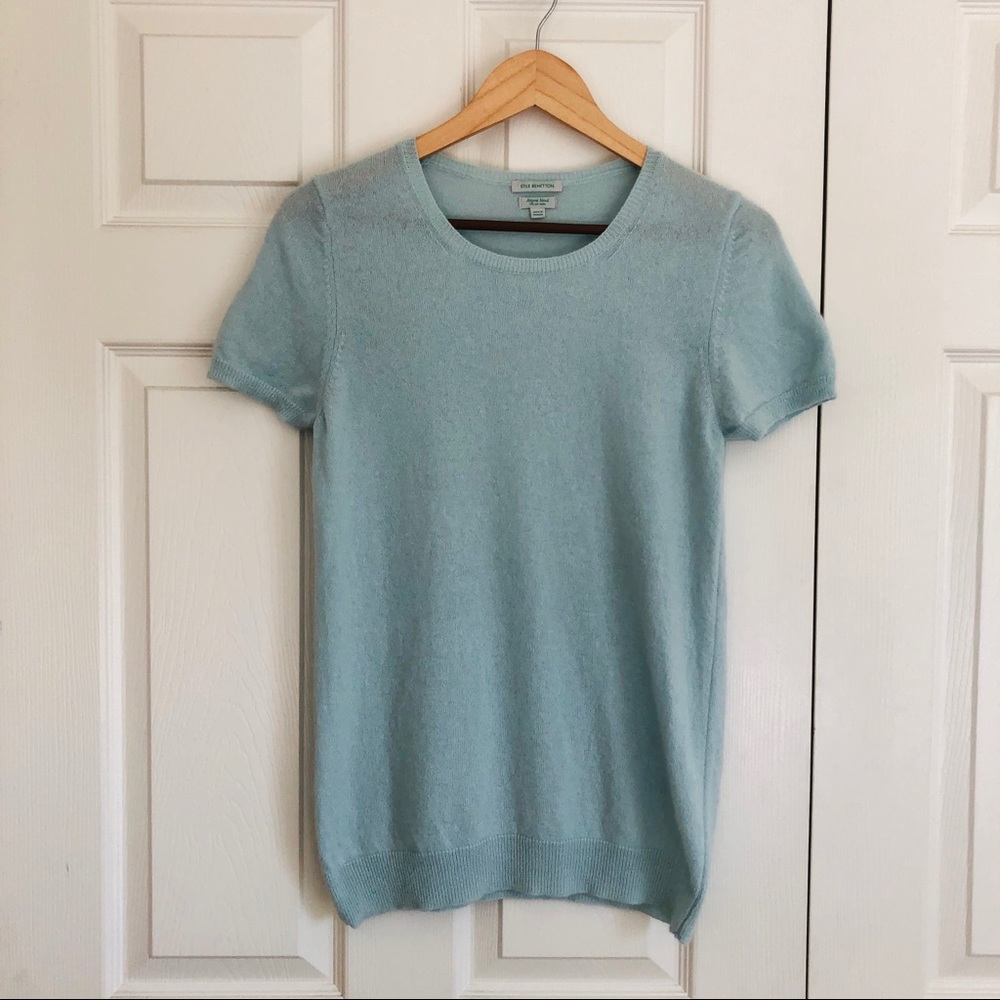 Fluffy sweater tee